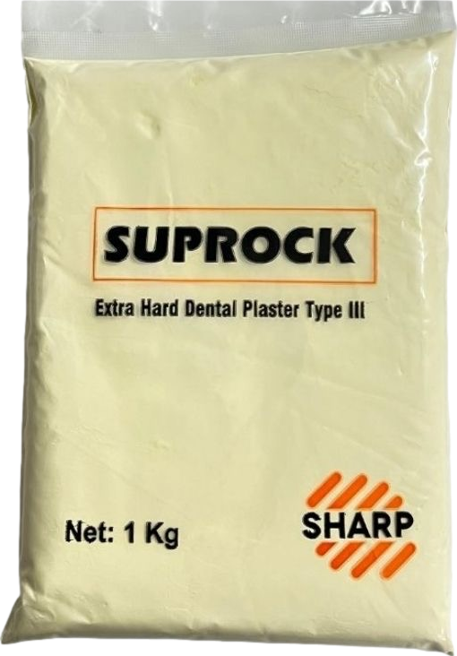 Sharp Suprock Sert Alçı (1 kg) Sarı